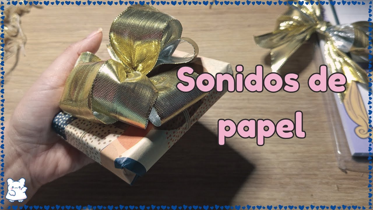 ASMR ♡ Envolviendo regalo lentamente para dormir 😴🎄 (en español)