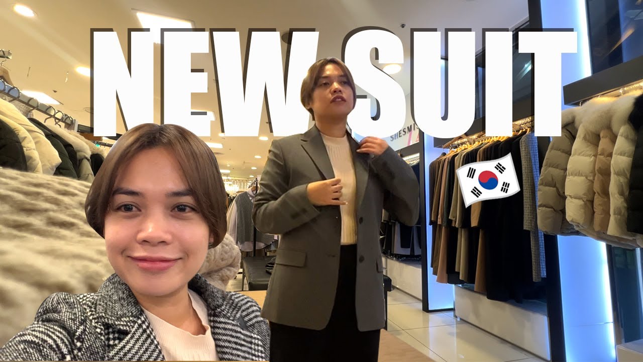 Buying my First Suit While in Korea Vlog YouTube