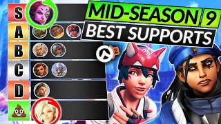 NEW SUPPORT HERO TIER LIST - Best Heroes in MID SEASON 9 - Overwatch 2 Meta Guide