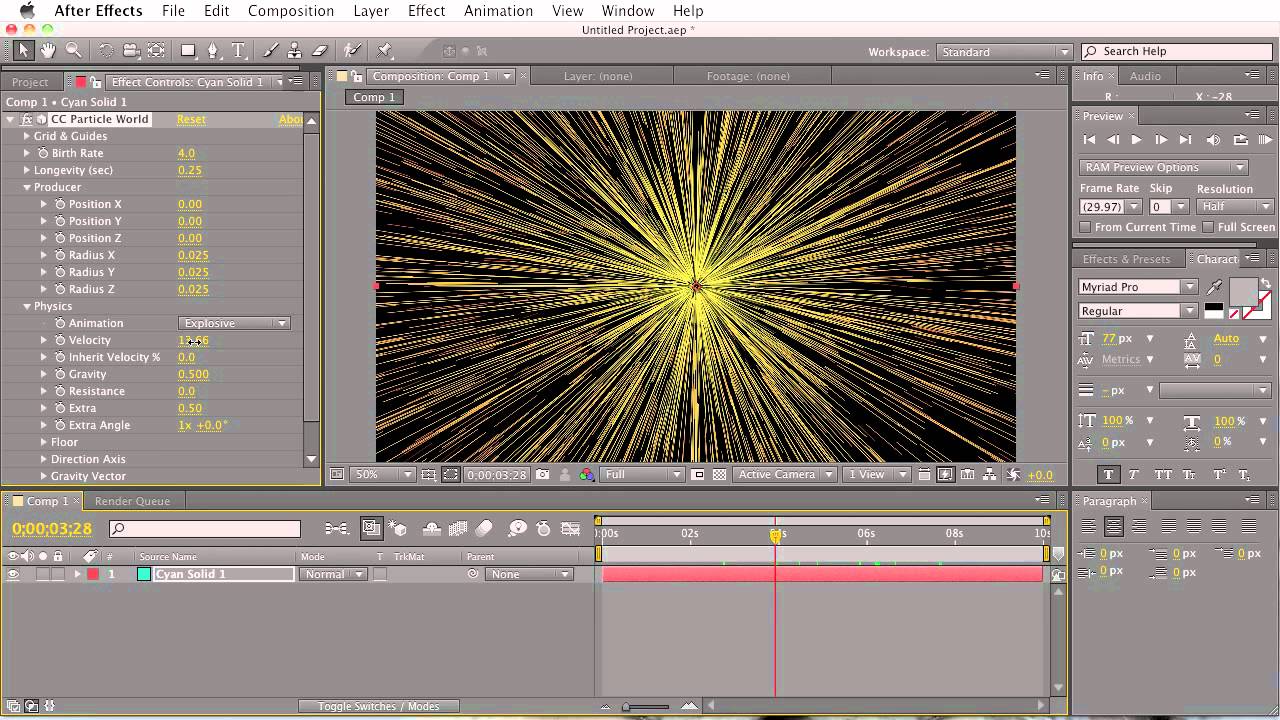 After Effects - Particle System