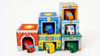 Learn Colors & Numbers with Vehicles Activity | Preschool Learning Video for Kids & Toddlers