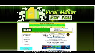 Viral Mailer For You (VMFY) - Advertise for FREE with one of the best sites in 2022