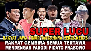 LEBIH LUCU DARI KEMARIN‼️PARODI PIDATO PRABOWO YANG INI SANGAT MENGGELITIK