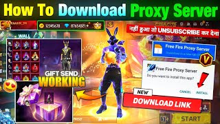 HOW TO DOWNLOAD PROXY SERVER IN FREE FIRE, HOW TO USE PROXY SERVER IN FREE FIRE, VIP PROXY SERVER