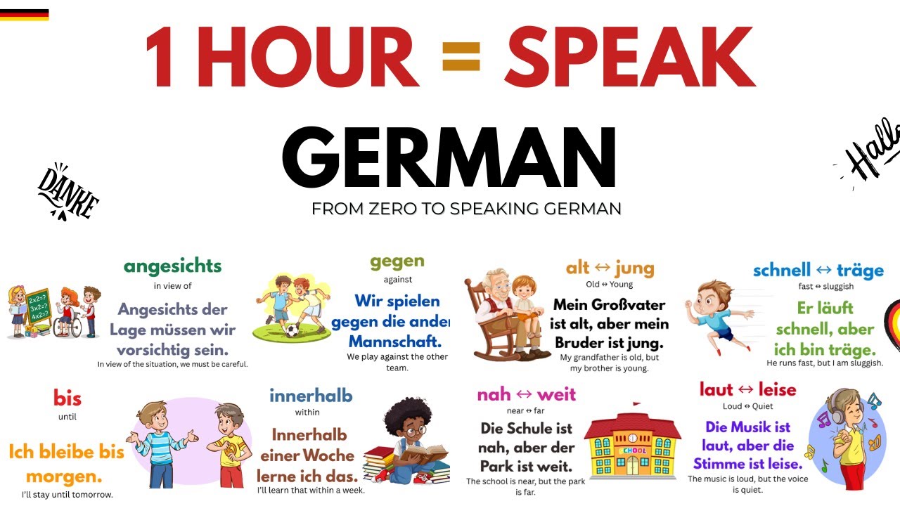 Learn German in 1 Hour – Full Course for Beginners (A1 Level) - YouTube