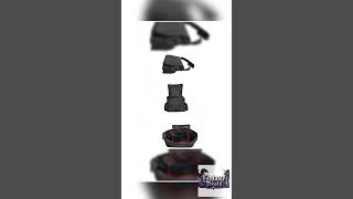 Wiccan Pentagram Triple Moon Triquetra Canvas Messenger Bag Black Crossbody NEW