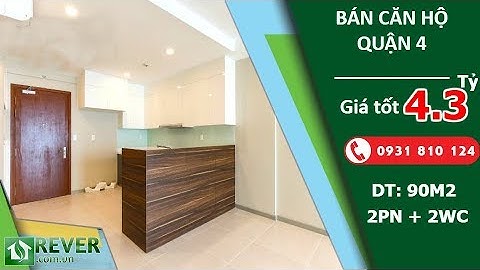 Bán căn hộ tiện nghi The Gold View Quận 4, diện tích 90m2 thiết kế 2 phòng ngủ | Rever