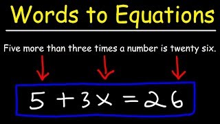 Translating Words To Algebraic Expressions Explained!