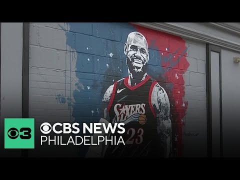 Video New LeBron James mural pops up in Philadelphia