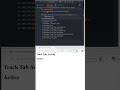 Detect tab switching and track active time using JavaScript.