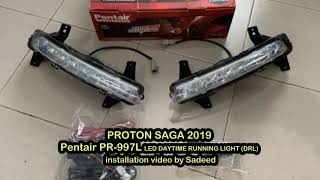 Pentair PR-997L LED Daytime Running Light installation - Proton Saga 2019 screenshot 1