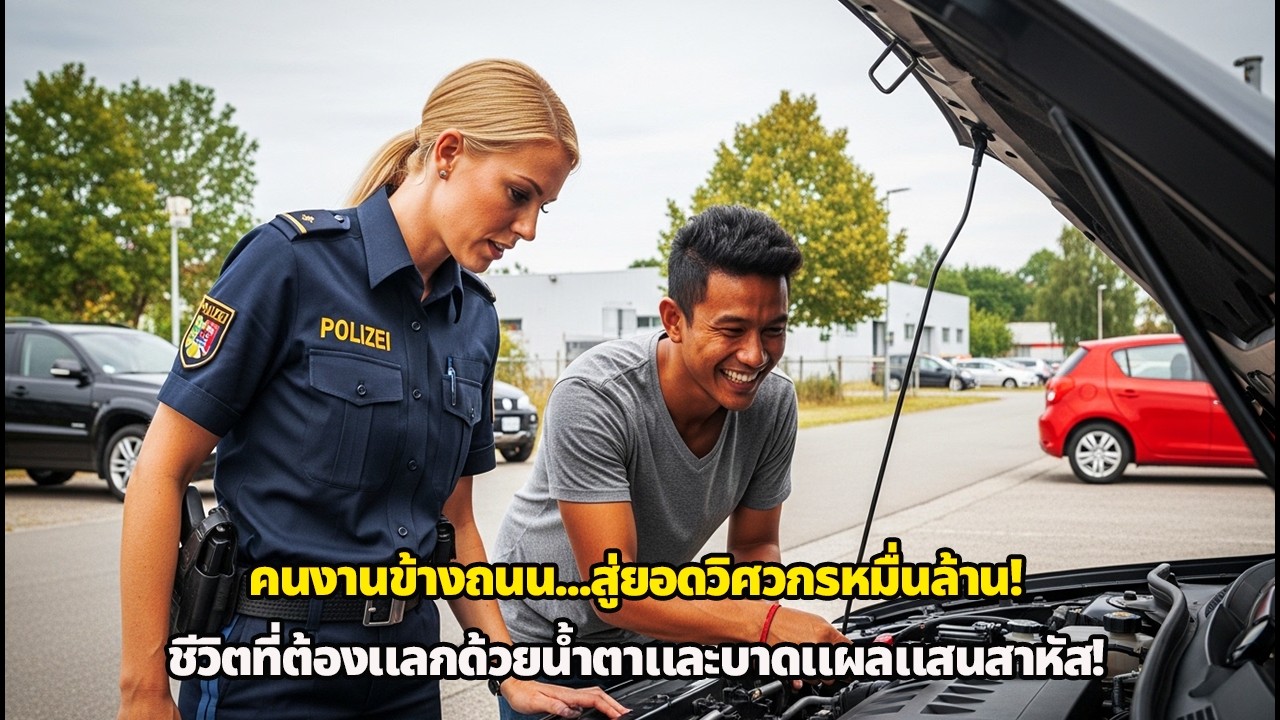 ตำรวจสาวสวยซุ่มมอง! ชายไทยคนนี้เป็นใคร? ทำไมรถหรูของเธอถึงสตาร์ทติดแค่ปลายนิ้ว?