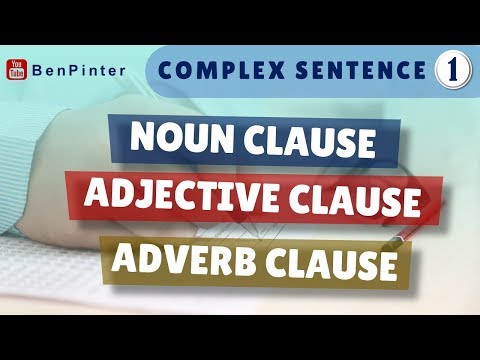 Belajar Bahasa Inggris (Complex Sentence) | Bagian 1 (Noun/Adjective/Adverb Clause)