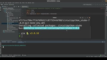 Using CircuitPython Stubs with PyCharm