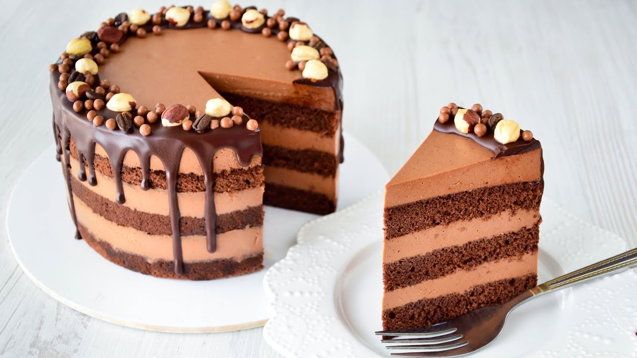 Шоколадно-кофейный торт на сковороде