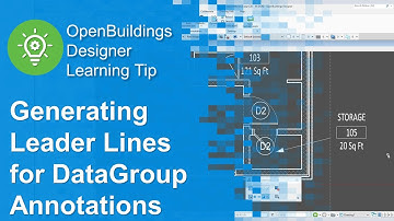 Generating Leader Lines for DataGroup Annotations
