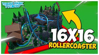 Can You Build ROLLERCOASTER in a 16x16 Space in Theme Park Tycoon 2?!