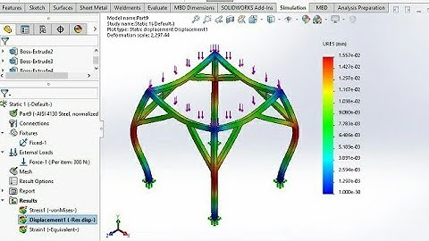 #Static analysis bord table design for simulation analysis for solidworks simulation analysis#