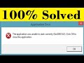 How To Fix The Application Was Unable To Start Correctly (0xc0000142) Error In windows (7/8/10 )