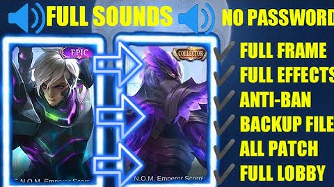 GUSION EPIC SKIN INTO COLLECTOR SKIN SCRIPT WITH BACKUP FILE FULL SOUNDS NO PASSWORD