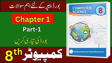 Class 8 Computer | Chapter 1 (Part 1) | Important Questions | Short, Long, MCQ | PECTA Paper Pattern