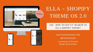 #28 - How to set up "Search" in Ella Shopify Theme?