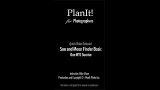 16. Sun and Moon Finder Basic (Planit Video Tutorial 2018.12) screenshot 4