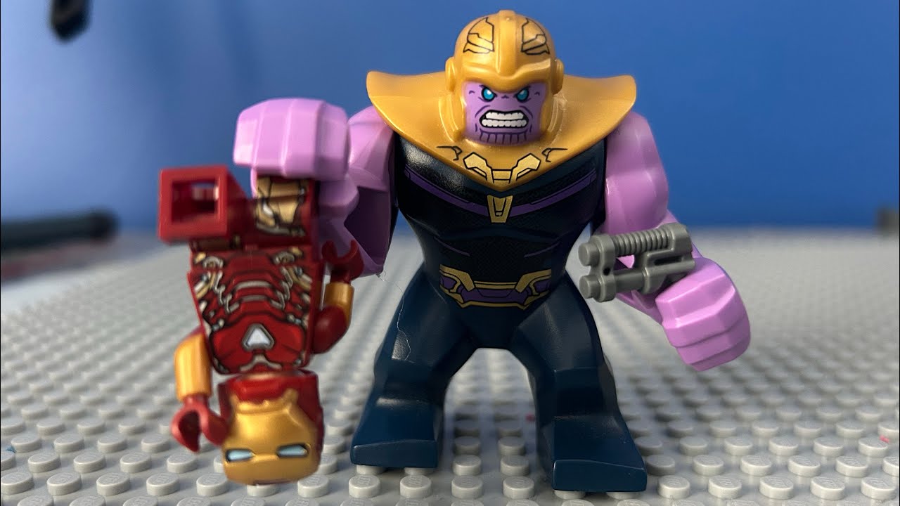 Iron-Man vs Thanos | Lego Stop Motion - YouTube