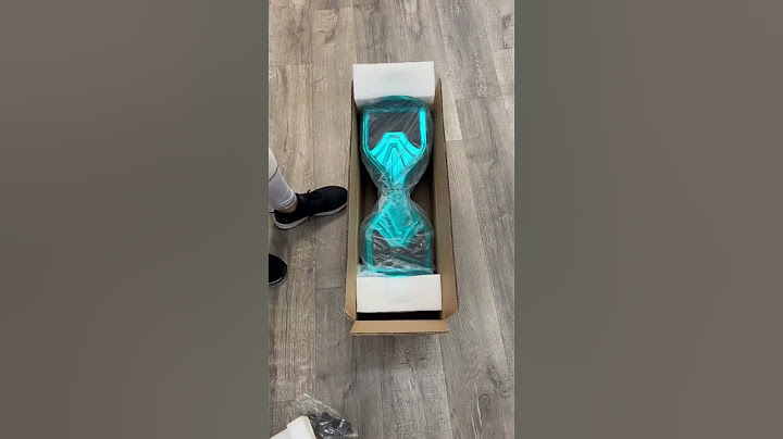 Unboxing the SISIGAD A26 Hoverboard in Blue Chrome