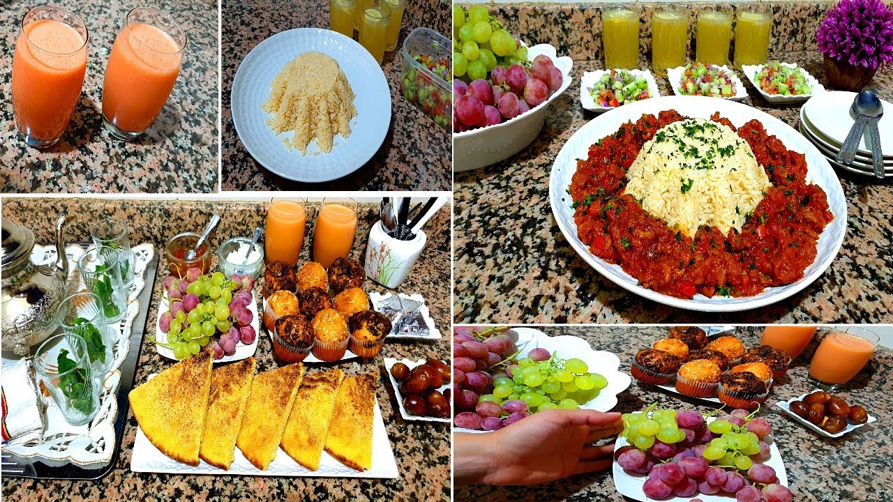 لي محتارة شنو توجد تدخل حالا!!!فطور مغربي!!! عشاء تركي في أقل من ساعة