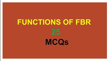 Functions of FBR|Inspector inland revenue|FBR|FPSC
