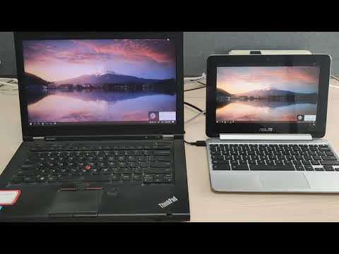 Chromebook avec accès professionnel