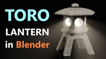How to make Toro Lantern in Blender | Timelapse