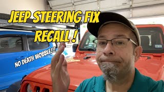 Jeep Steering Fix Recall | No Death Wobble