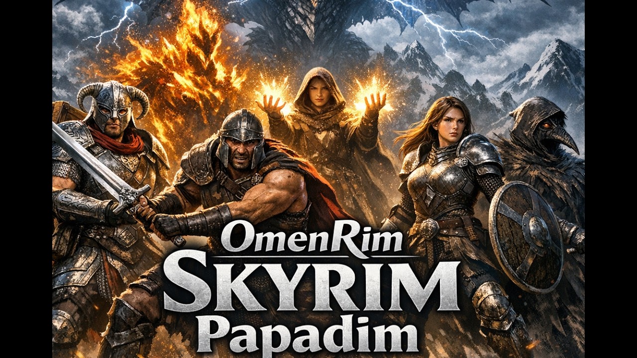 Skyrim SE Omenrim  remastered МАЛКОРАН!!Сияние рассвета!!Крылья!!9часть.