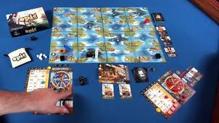 Tiny Epic Pirates Crimson Silver 2 player play through