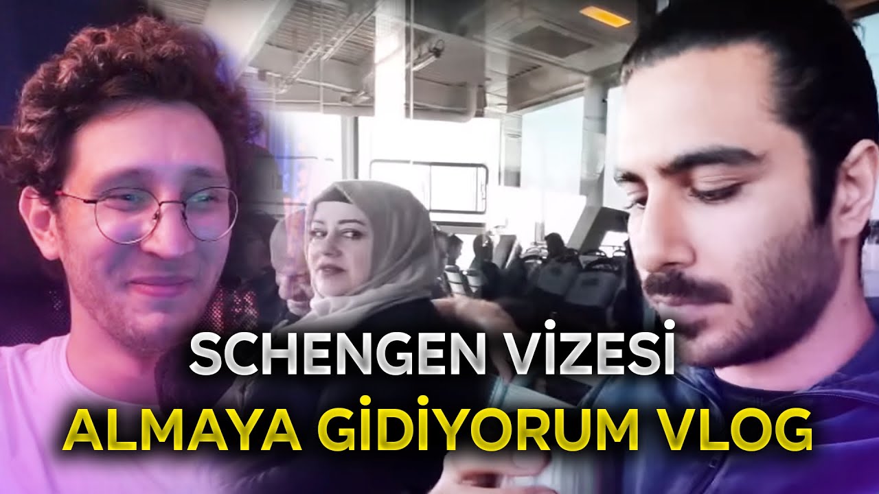 KAANFLİX | Schengen vizesi almaya gidiyorum VLOG İZLİYOR (Yemek Eşkiyası)