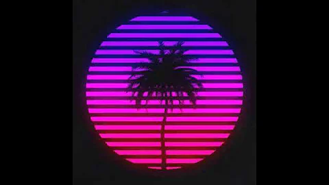 Palm Tree Vaporwave 2 (aesthetic)