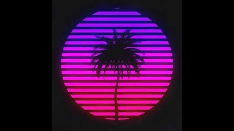 Palm Tree Vaporwave 2 (aesthetic)