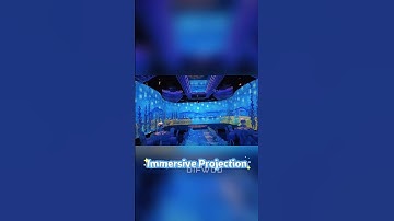 Holographic Banquet Hall Projection - Art Theme #immersiveexperience #hologram #wallprojection