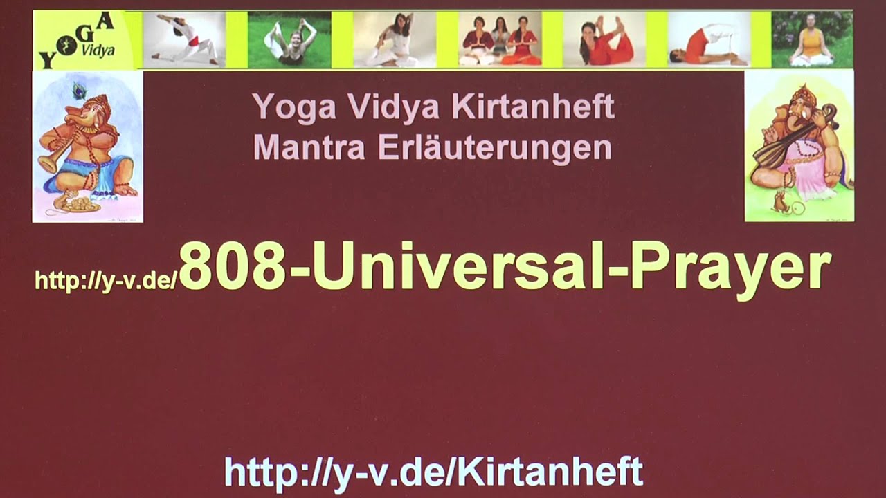 Universal Prayer - Erklärungen und Übersetzung 808 japanese food