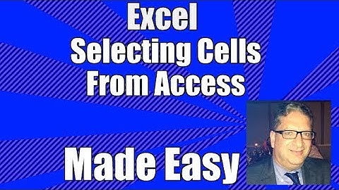 Excel selecting cells - How to select cells in Excel 2007, 2010, 2013, 2016 tutorial for beginners