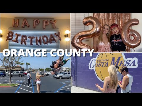 VLOG: Road trip to Orange County | Girls weekend | Costa Mesa Birthday Bash