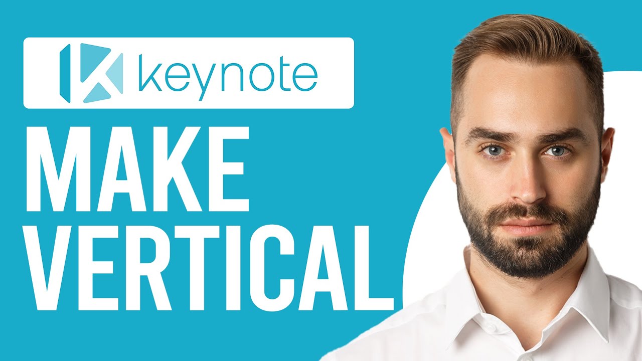 how to make a keynote presentation vertical