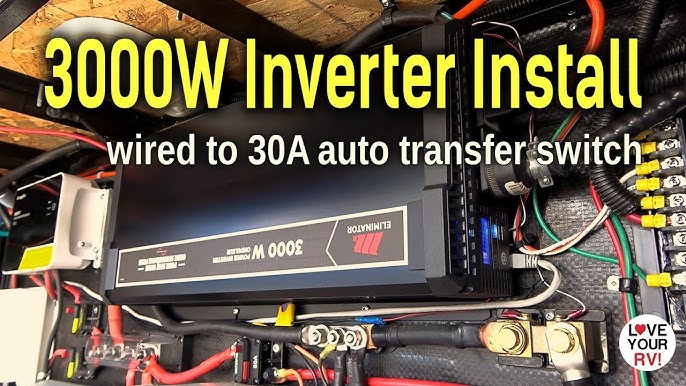 How to install a 3000 Watt Inverter - Details of Installation 