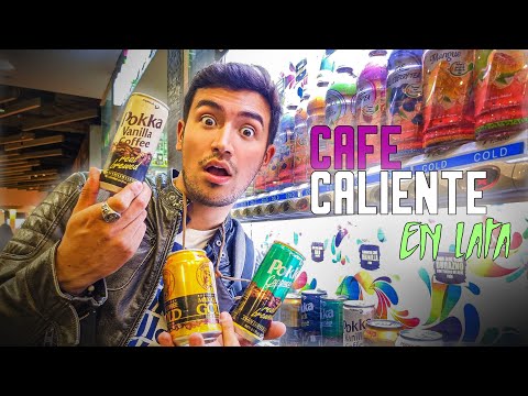 PROBANDO CAFE CALIENTE EN LATA DE MAQUINAS EXPENDEDORAS 😱