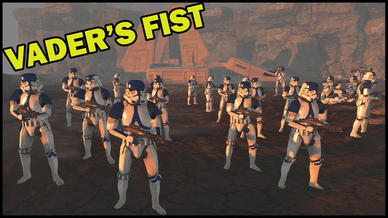 Vader's Fist Eliminates ROGUE Battle Droids - Men of War: Star Wars Mod Battle Simulator