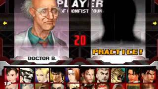 Tekken 3 (PSX) - Cómo conseguir a Tiger, Doctor Boskonovitch y Gon