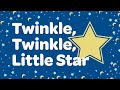 Twinkle Twinkle Little Star with Lyrics ⭐ Nursery Rhymes for Kids