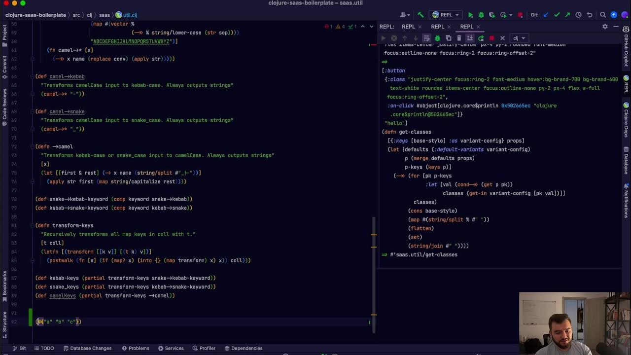 🔴 Building a SaaS with Clojure & ClojureScript (Reitit, PSQL, shadow ...